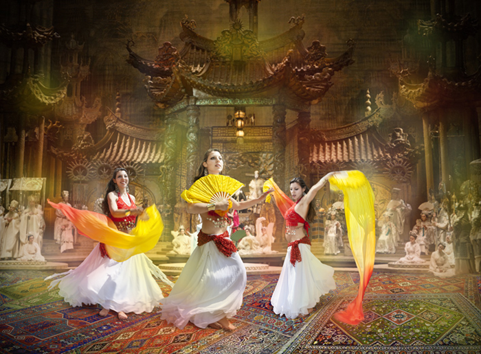 foto della galleria immagini di fausto argomento: Danzatrici orientali