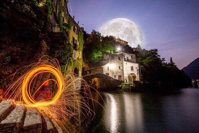 foto della galleria immagini di fausto argomento: Paesaggi notturni