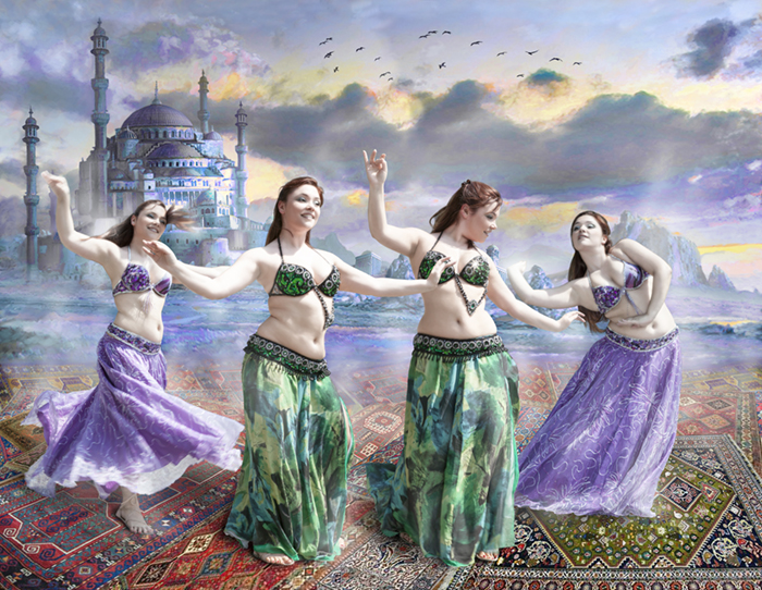 foto della galleria immagini di fausto argomento: Odalische in verde