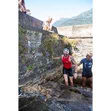 L'arrivo al porticciolo di Careno